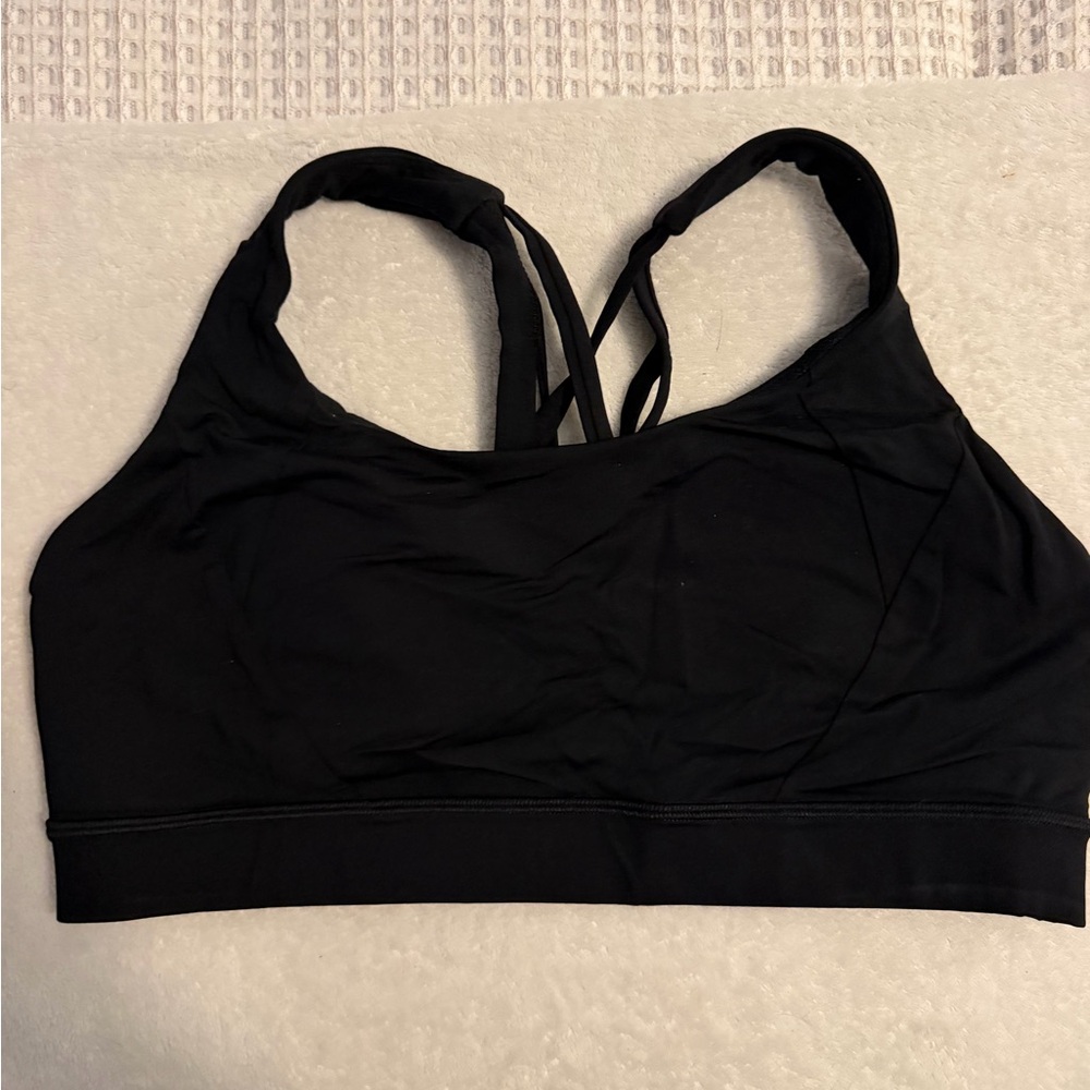 lululemon athletica Black Strappy Low-Impact Sports Bra